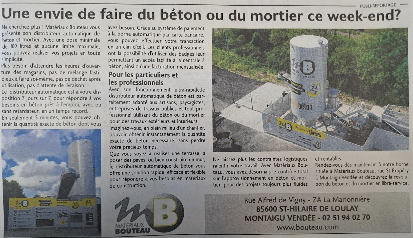 easybeton LA PRESSE EN PARLE